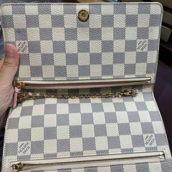 Authentic Louis Vuitton Azur wallet on chain trunk - Picture 12 of 12